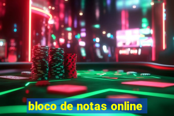 bloco de notas online